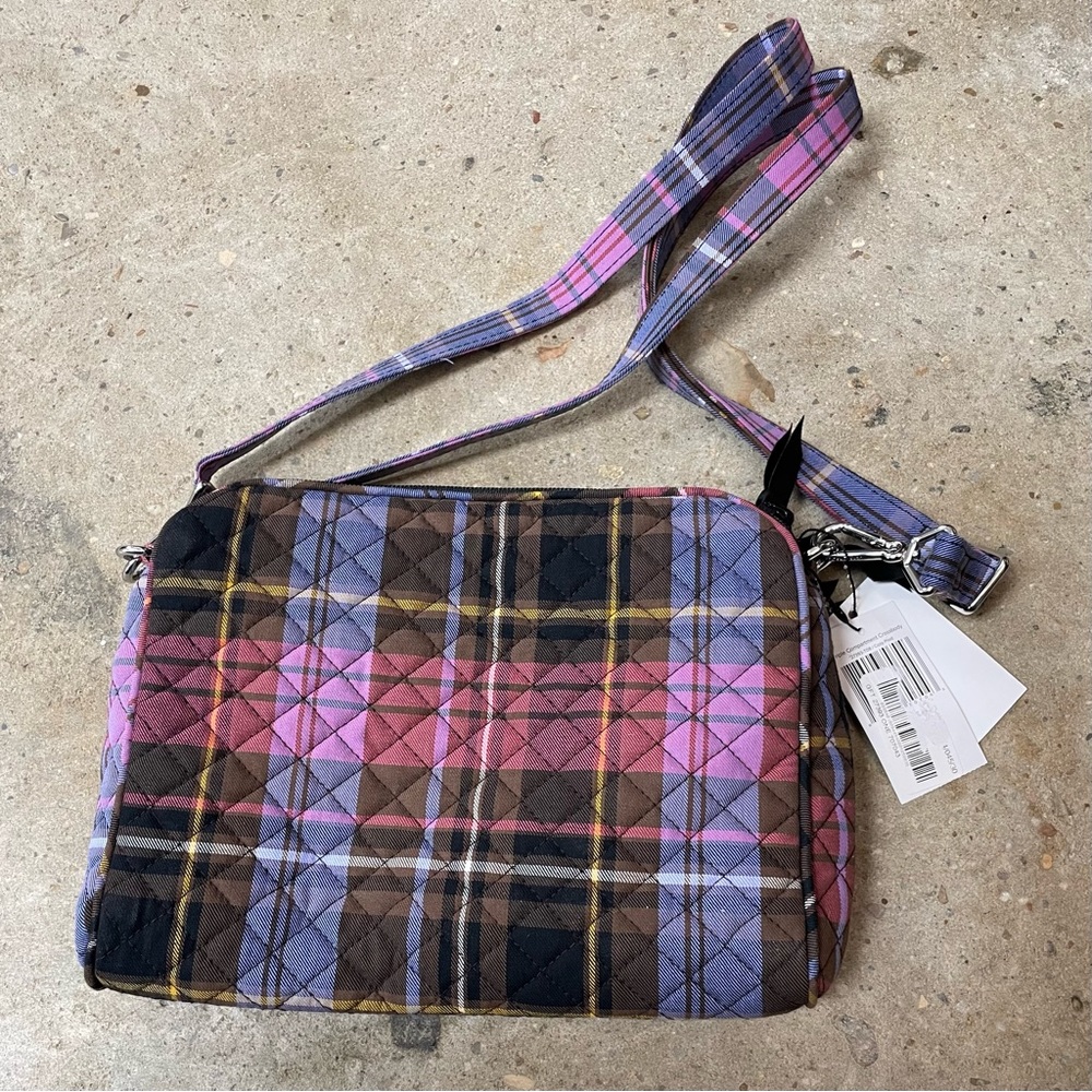NWT Vera Bradley Shoulder bag in Cozy Plaid